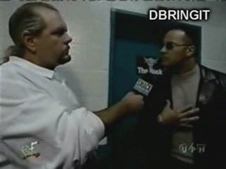 The Rock interview on smackdown