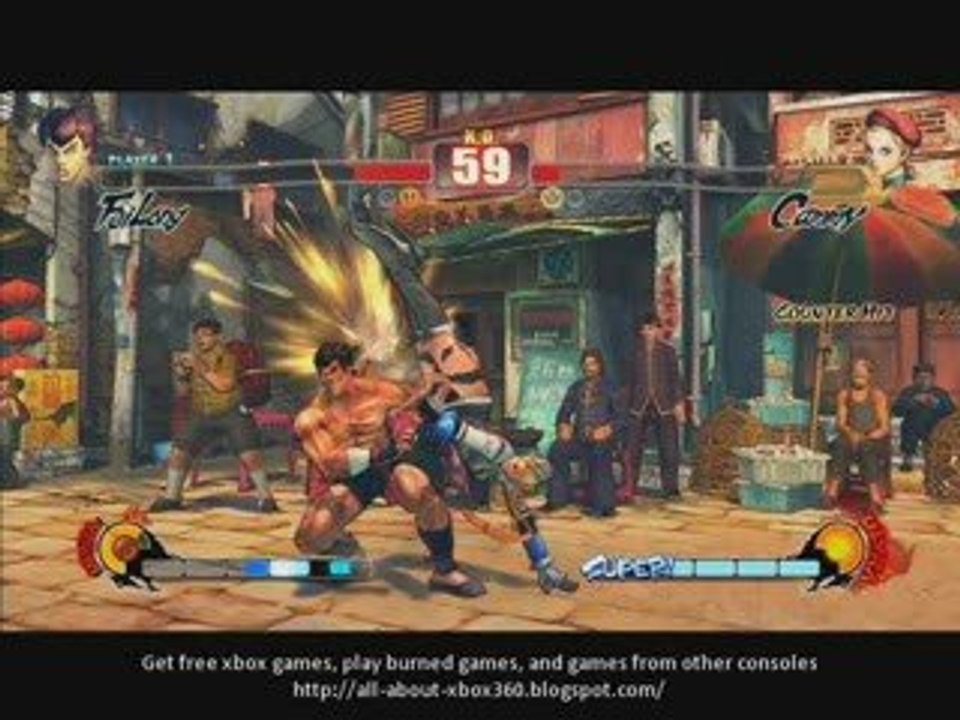 Street Fighter iv Feilong vs Cammy
