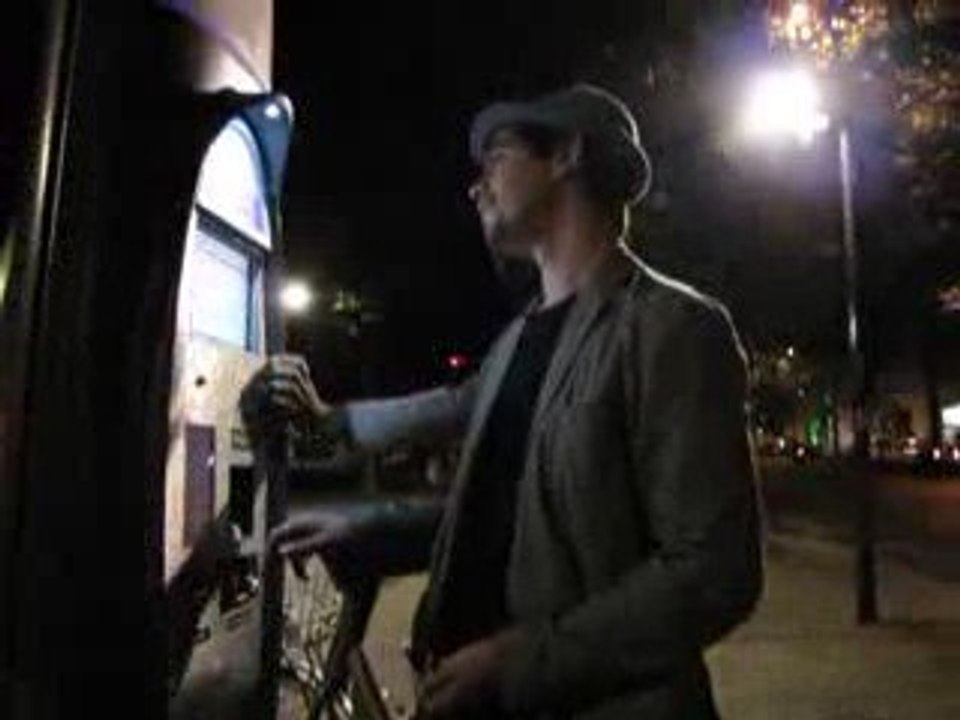 Kenti et les bornes vélib'