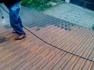 Nettoyage haute pression toiture