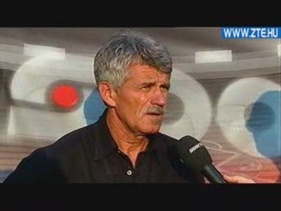 2009-08-01 Csank János riport az FTC-ZTE bajnoki előtt