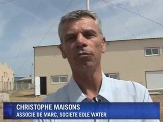 Une éolienne productrice d'eau potable cherche acquéreur