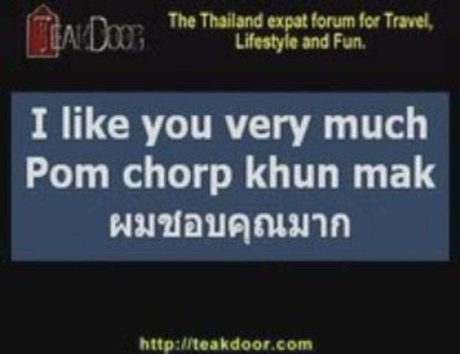 Learn Thai - Thai Girls