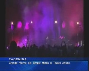 Taormina - Grande ritorno dei Simple Minds al Teatro Antico