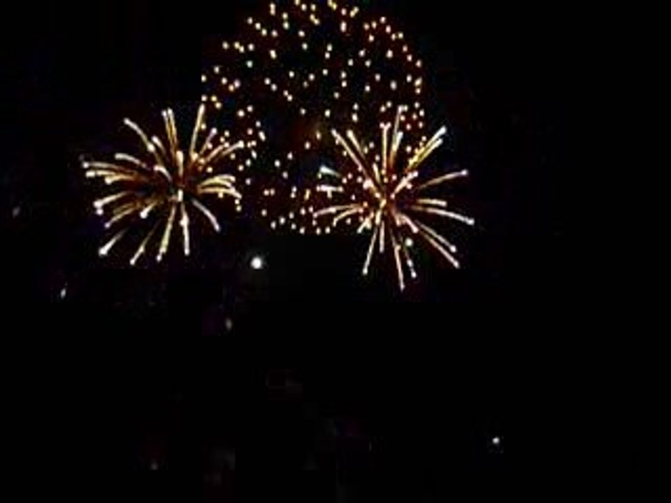 feu d'artifice du 2 aout 2009 sablettes
