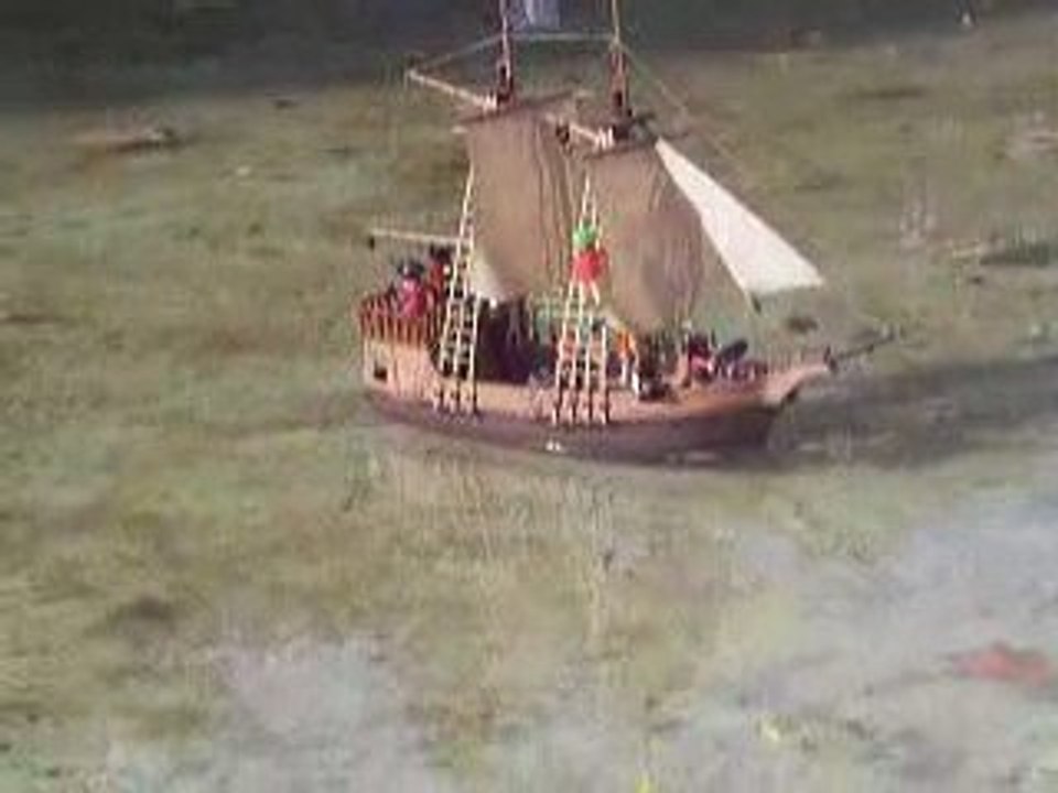 tir du canon du Bateau pirate playmobil