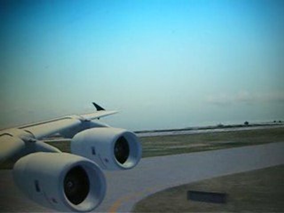 Atterrissage et Décollage à bord d'un Airbus A380 à Nice