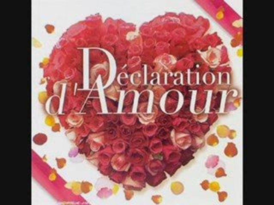 déclaration d'amour