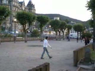 La Bourboule: Pétanque au square Joffre