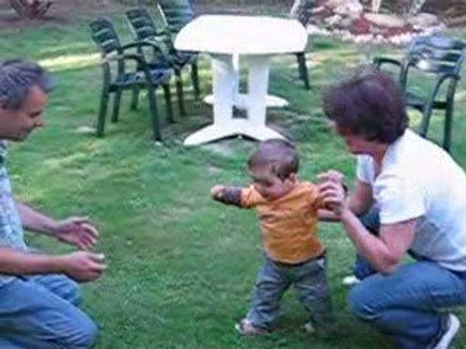 Premiers pas d'Evann