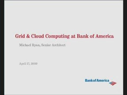 Moving Financial Grids into the Clouds?