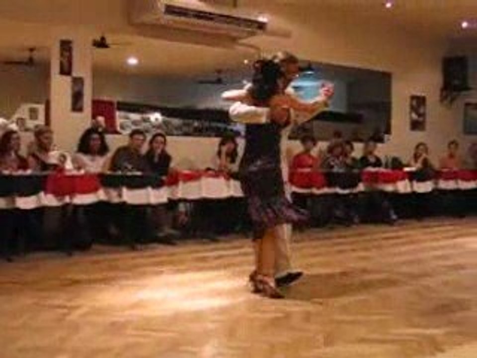 Argentine Tango MilongaShow at a milonga in Buenos Aires; am