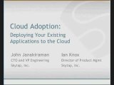 Deploying Your Existing Applications to the Cloud.