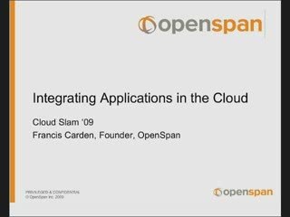 Integrating Applications in the Cloud.