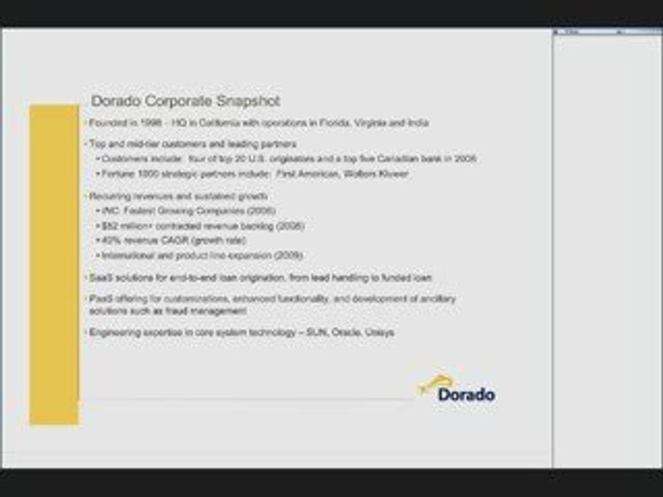 A Financial Services Case Study