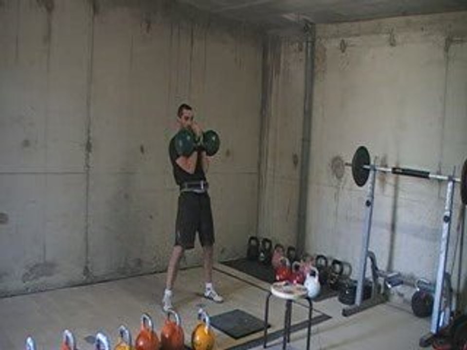 teste jerk 24kg pour 68kg bodyweight