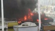 Le Port de La Seyne en Feu pour la deuxième Fois cette Année