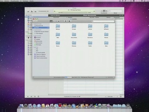Crear Biblioteca de iTunes en nuestro iDisk