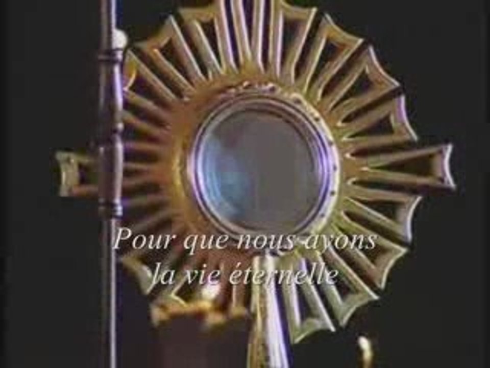 VOICI LE CORPS ET LE SANG DU SEIGNEUR