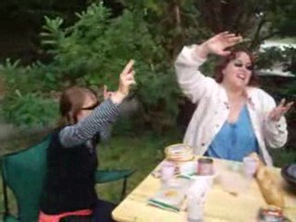 aprés des aperos et 3 verres "d'oberlin"