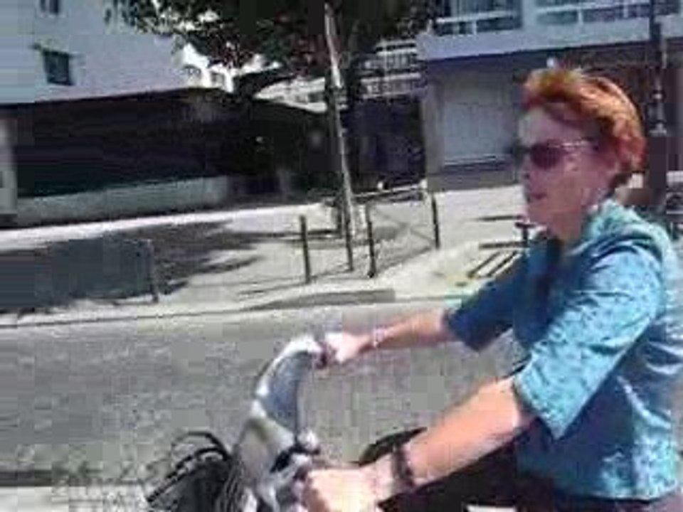 Marie en Vélib