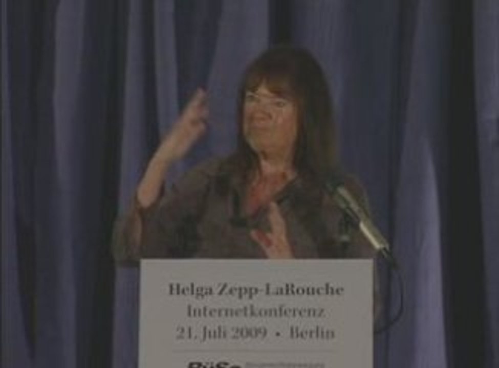 Helga Zepp-LaRouche (BüSo): Europas Aufgabe für die Welt