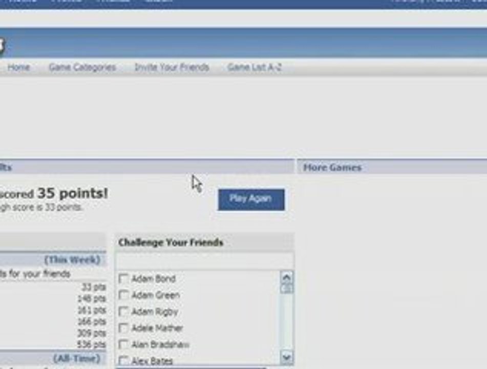 Facebook Alphabet Typing Cheat (finger frenzy also + others)