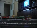 Four Lego RC Trains