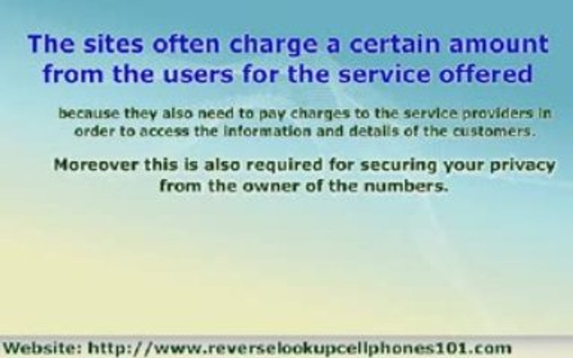 Reverse Lookup Cell Phones - Do Not Get Scammed