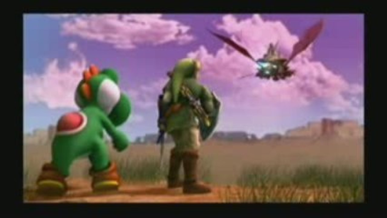 Super Smash Bros Brawl : Link laisse s'échapper l'Halberd