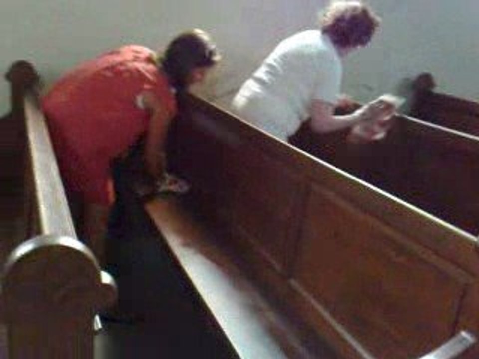 nettoyage eglise mariage tanguy et carine