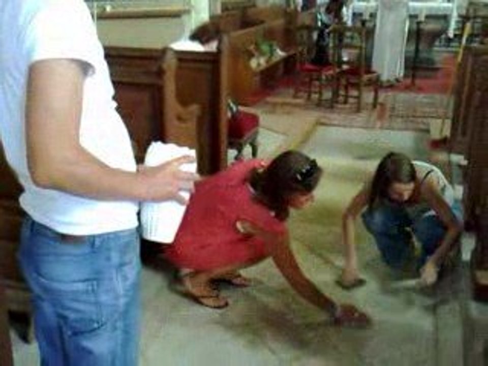 nettoyage eglise mariage carine et tanguy (suite)