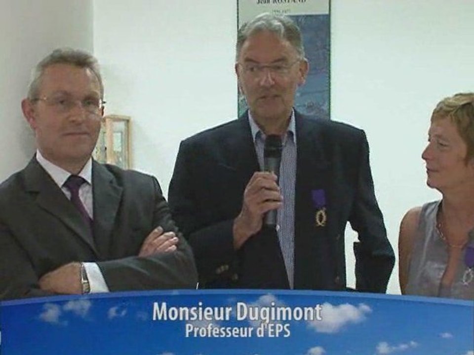 départ en retraite et palmes académiques au collège