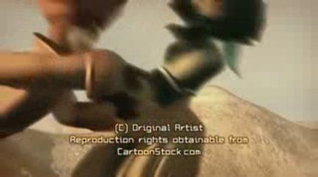 Stilt Walkers - Hi-res available from CartoonStock.com