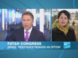 Abbas says he chooses peace but 'resistance' still an option