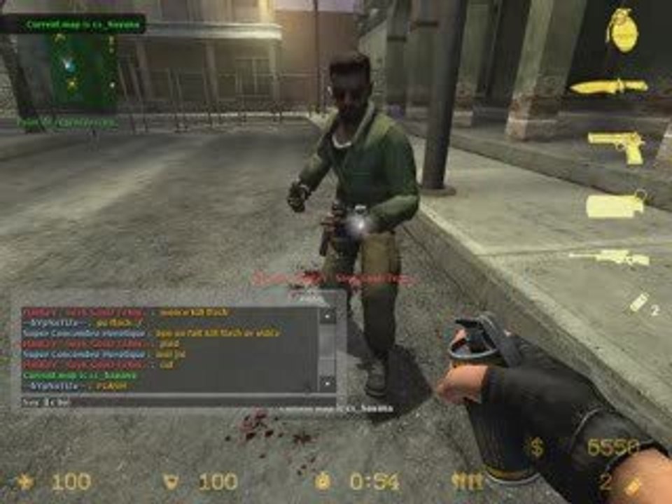 Counter Strike : Source - Kill avec une flash