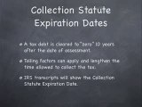 What is the Collection Statute of Limitations?