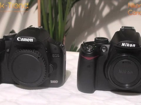 Comparatif Canon 500D contre Nikon D5000 par Geek-Trend