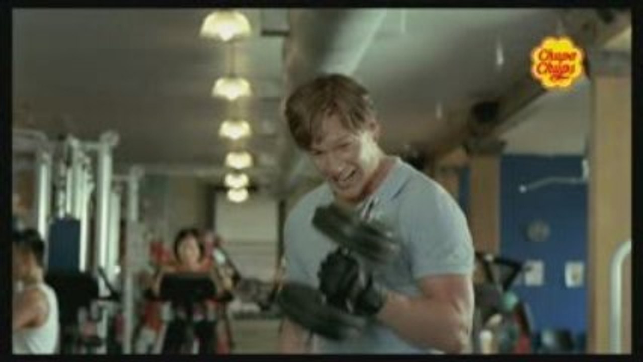 Chupa chuck im fitness-studio