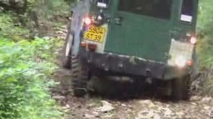 Montée défoncée en Land rover 90 partie 3