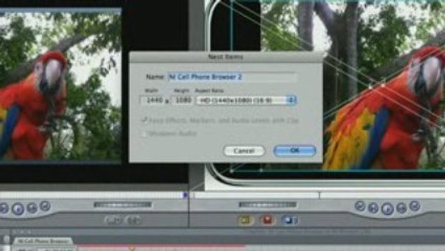 FxFactory FCP Tutorial Cell Phone Browser Transition
