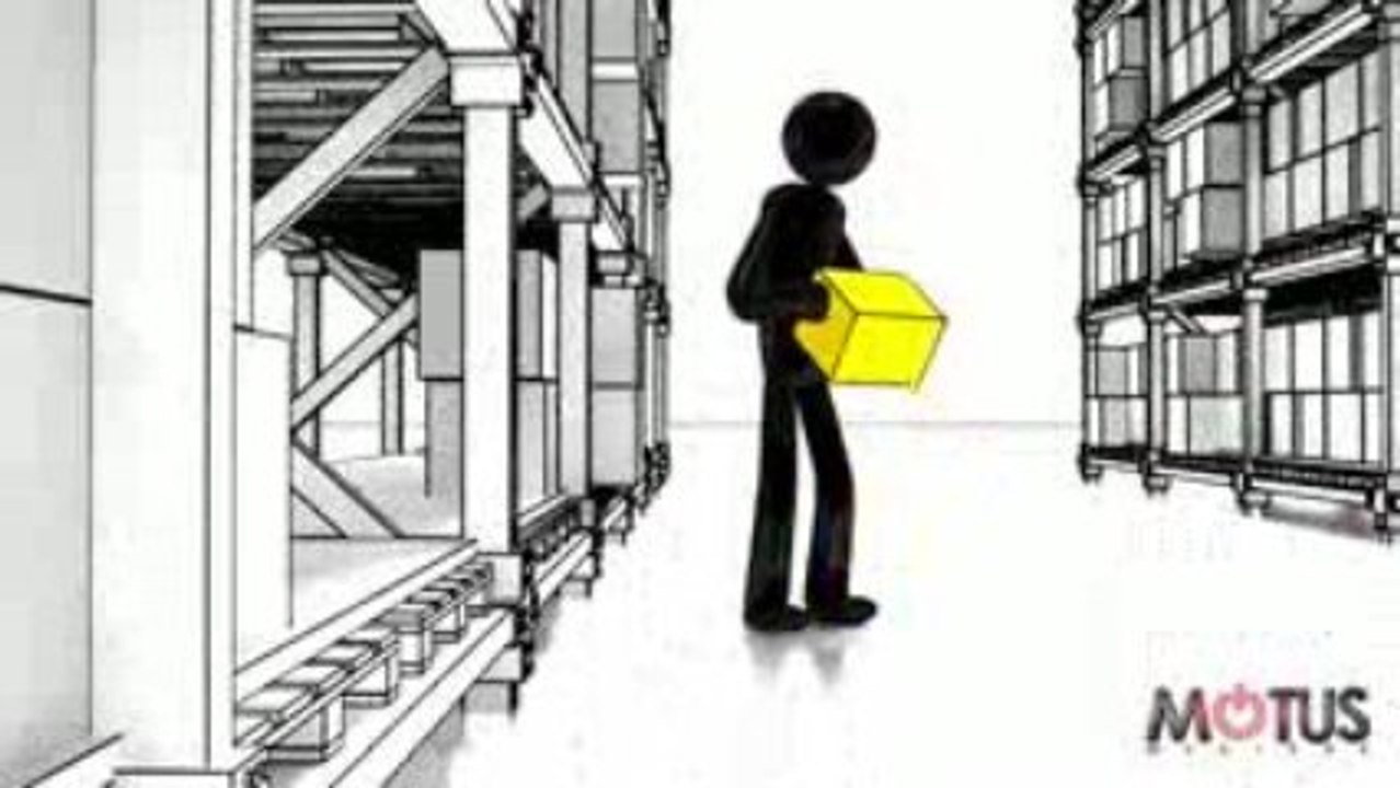 UWantSavings.com Stick Figure Animation (Falling Boxes)