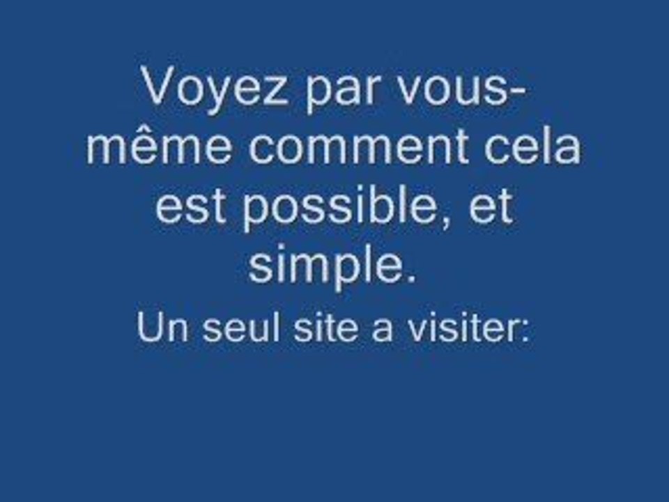 Gagnez facilement de l'argent sur internet.