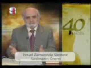 Fesat zamanı Sünnete sarılma Hadisi