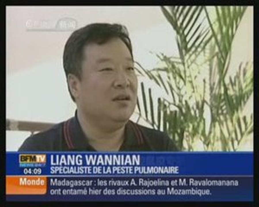 PESTE PULMONAIRE EN CHINE
