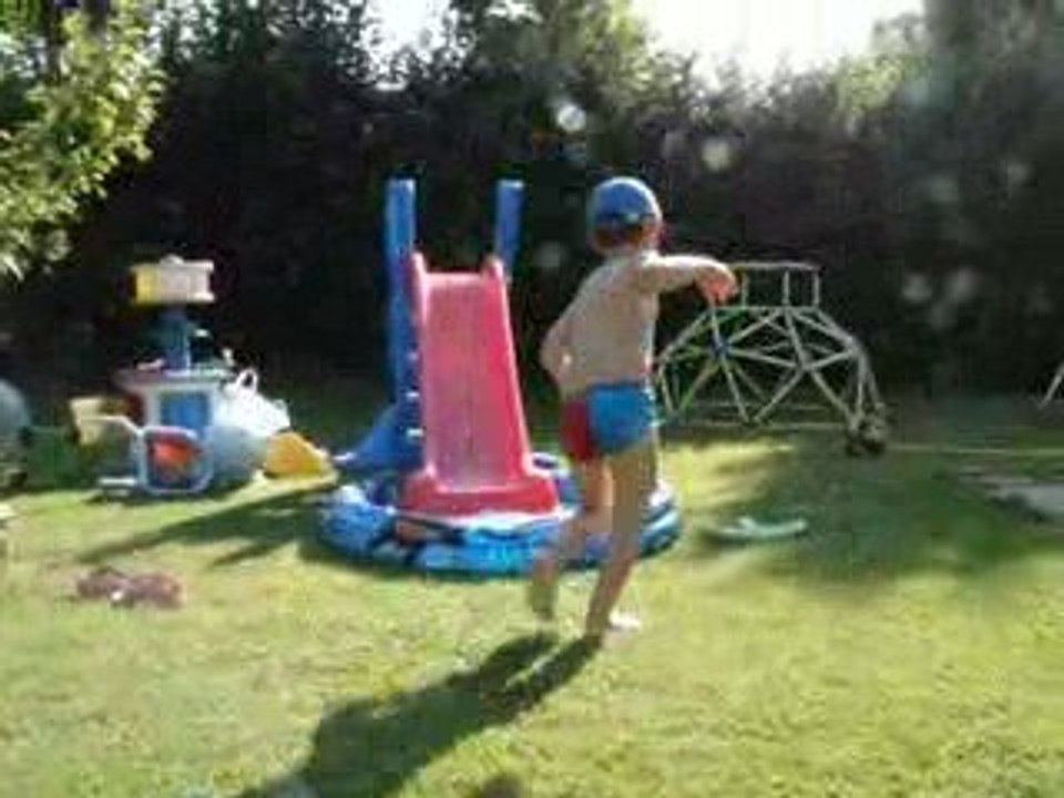 toboggan piscine
