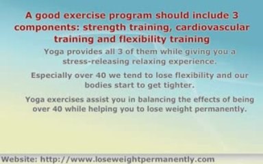 Yoga to Lose Weight Over 40 - Yoga Exercises for Women over