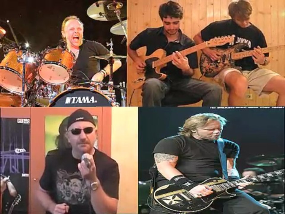 Metallica Master of puppets trio