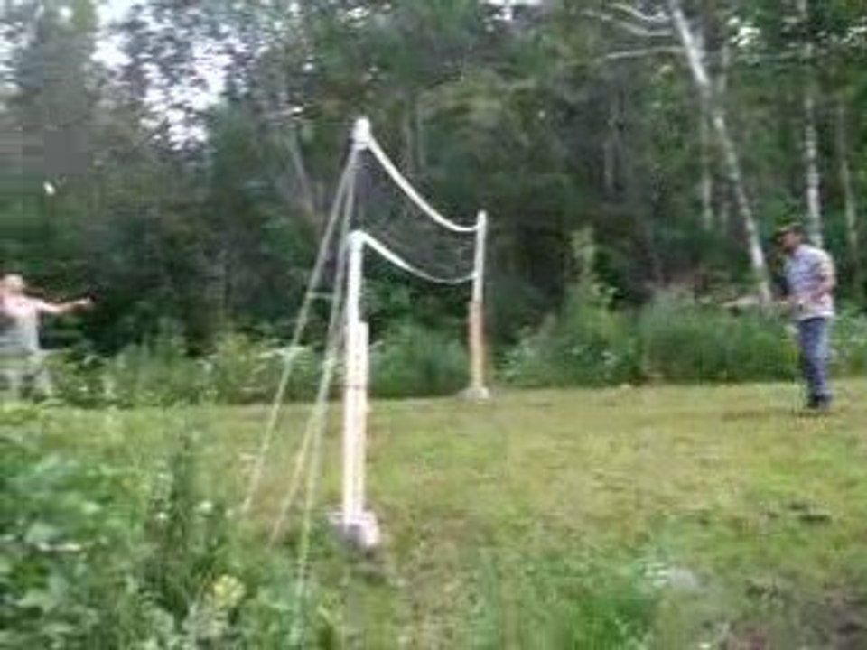 Badminton en nature