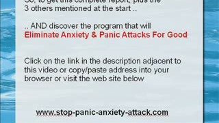 Eliminate agoraphobia and panic attacks part 1